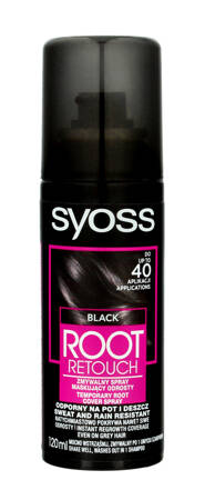 Syoss Root Retoucher Spray maskujący odrosty - Czerń 120ml