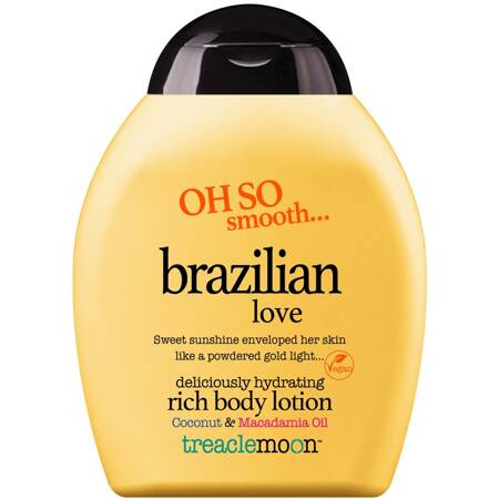 TREACLEMOON Brazilian Love Bogaty Nawilżający Balsam do ciała Coconut&Macadamia Oil 250ml