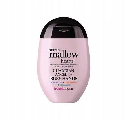 TREACLEMOON Marshmallow Hearts Nawilżający Krem do rąk Apricot Oil&Vitamin E 75ml