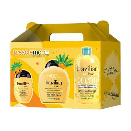 Treaclemoon Zestaw Brazilian Love - żel 500 ml, balsam 250 ml, krem do rąk 75 ml