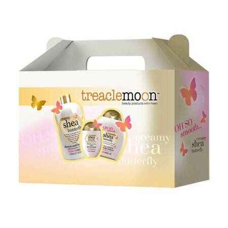 Treaclemoon Zestaw Butter Shea - żel 500 ml, balsam 250 ml, krem do rąk 75 ml