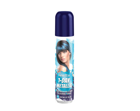 VENITA 1- Day Metallic Spray koloryzujący do włosów - nr M3 Metallic Blue (metaliczny niebieski) 50ml