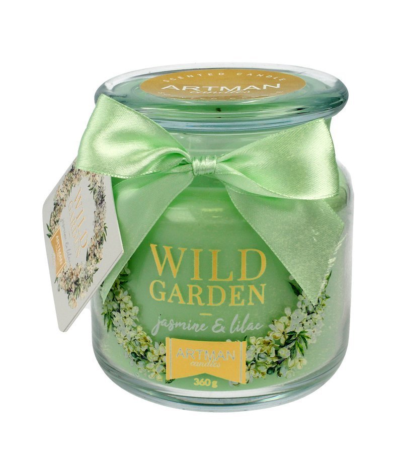 ARTMAN Świeca zapachowa Wild Garden Jasmine&Lilac słoik mały 1szt-360g