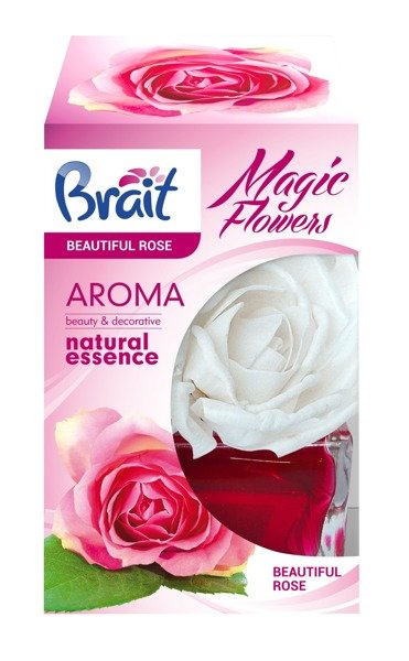 Brait Magic Flower Dekoracyjny Odświeżacz powietrza Beautiful Rose  75ml