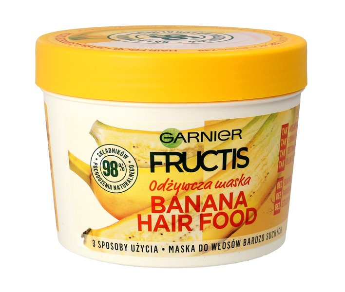 Fructis Hair Food Maska do włosów odżywcza Banana  390ml