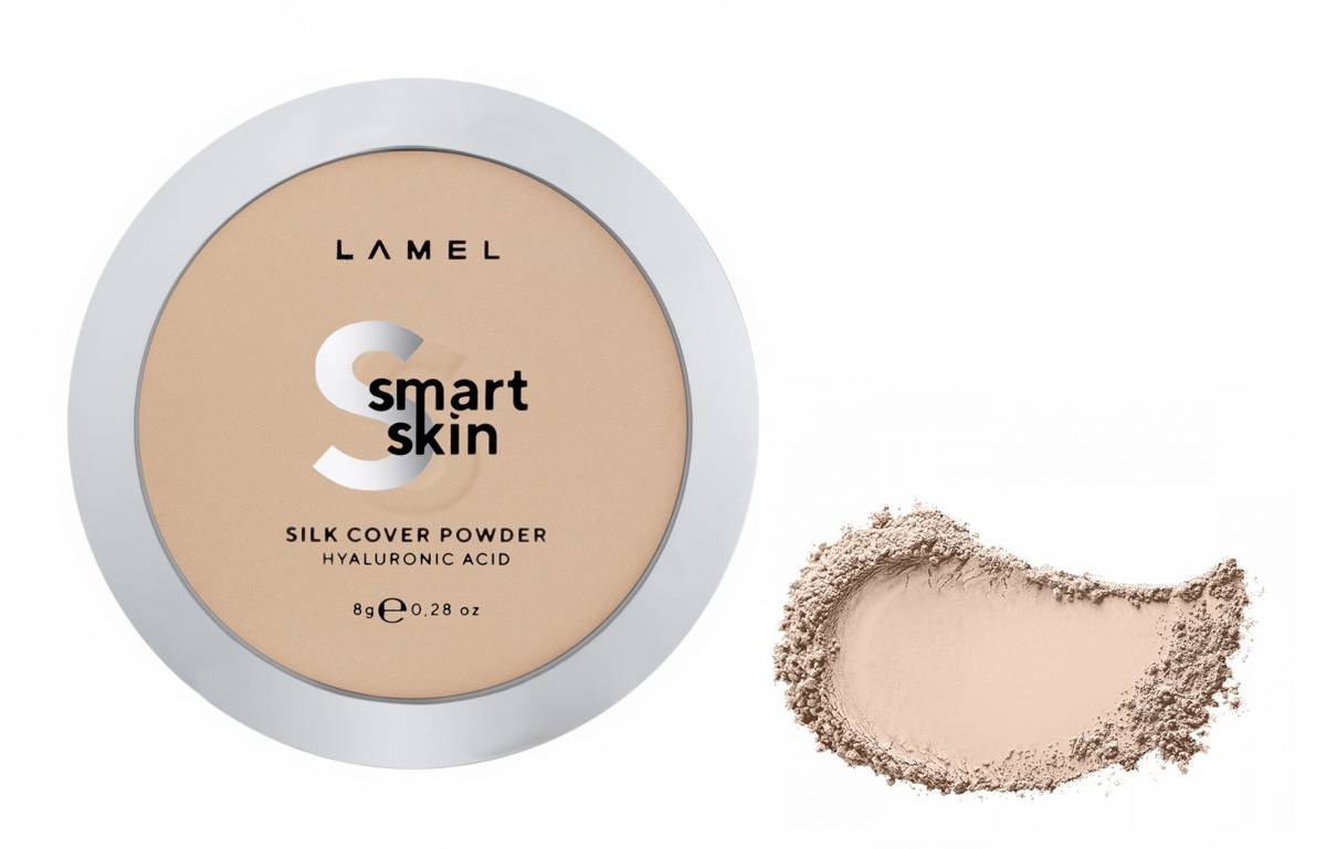 LAMEL Smart Skin Puder kompaktowy do twarzy Silk Cover nr 402  8g