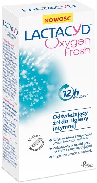 Lactacyd Oxygen Fresh Odświeżający żel do higieny intymnej  200ml