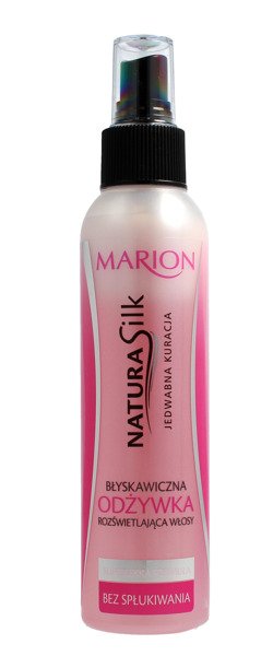 Marion Natura Silk Błyskawiczna odżywka do włosów rozświetlająca 150ml