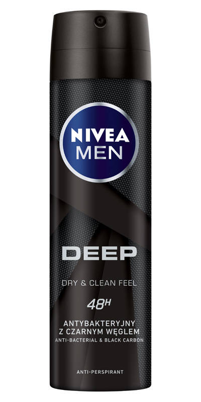 Nivea Dezodorant DEEP spray męski  150ml