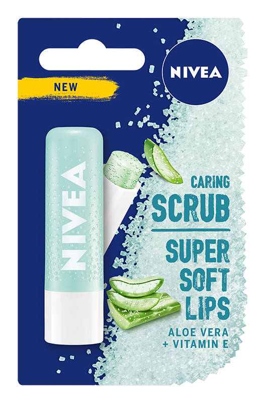 Nivea Lip Care Pielęgnujący Peeling do ust Aloe Vera  4.8g