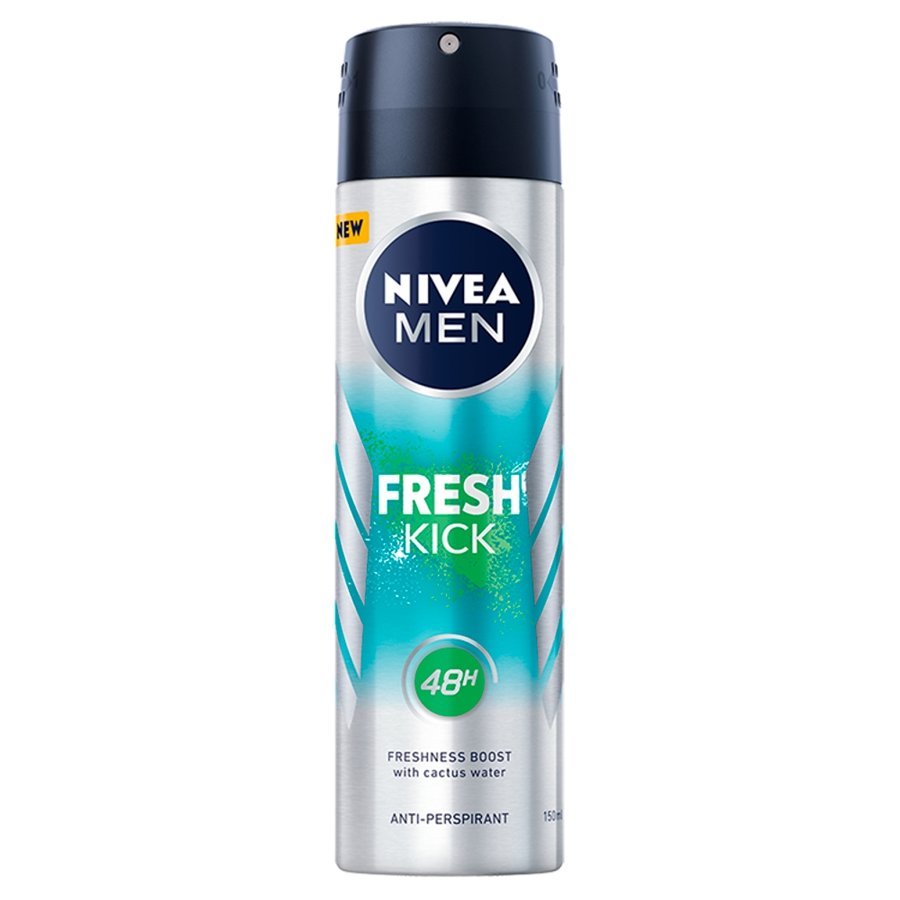 Nivea Men Dezodorant FRESH & KICK  spray męski  150ml