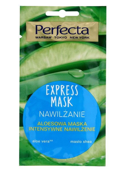 Perfecta Express Mask Aloesowa Maska intensywne nawilżanie  8ml