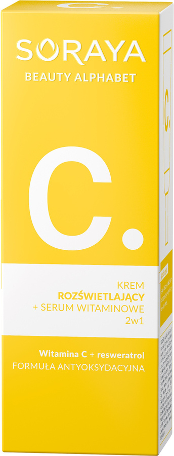 Soraya Beauty Alphabet Wit.C. Krem Rozświetlający + Serum Witaminowe ...