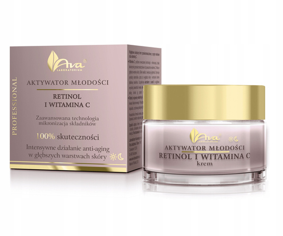 Ava Aktywator Młodości krem do twarzy retinol i witamina C 50 ml